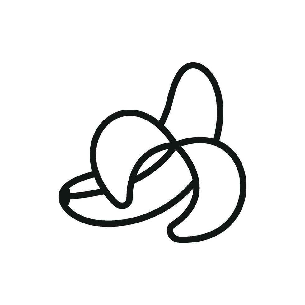 Banana fruit icon conveys low-fat nutrition and sustainable energy ideal for healthy lifestyle branding and organic food campaigns vector