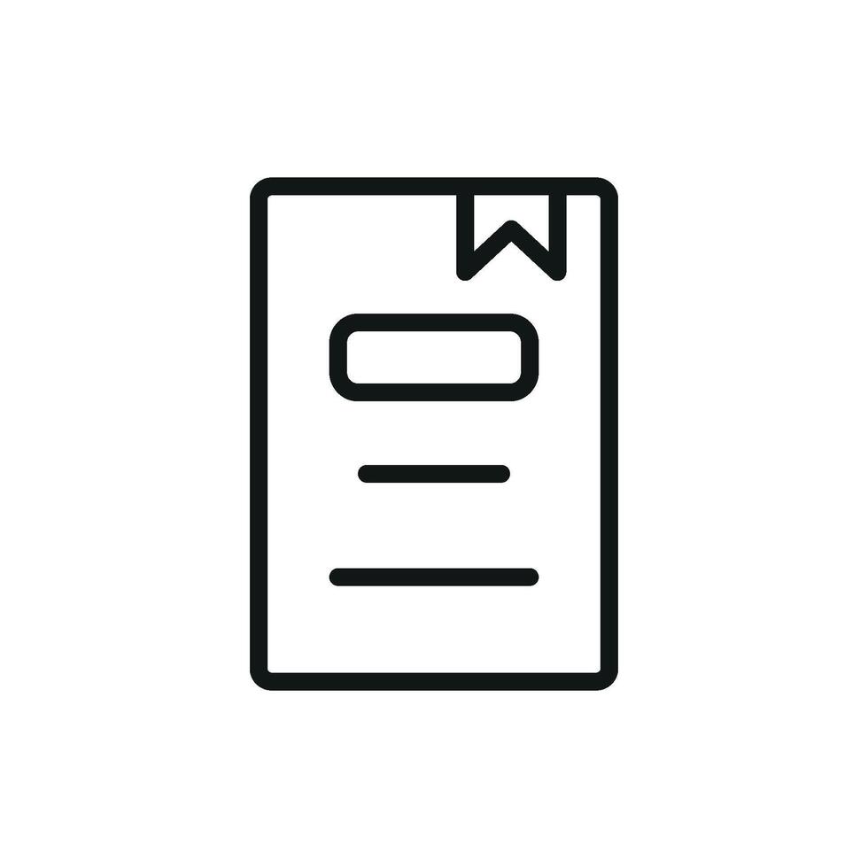 Book with bookmark icon emphasizes intellectual growth and reading commitment ideal for global reading initiatives and learning visuals vector