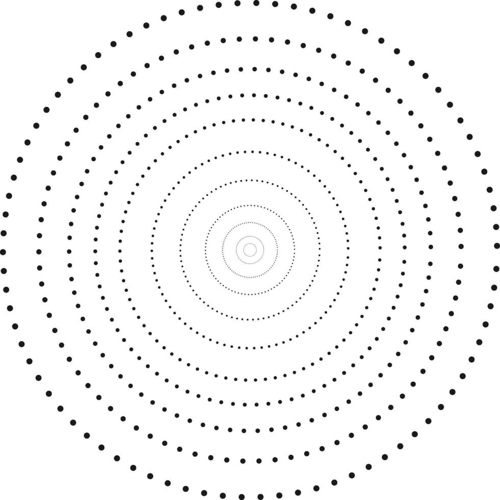 Abstract Dotted Texture Graphic vector