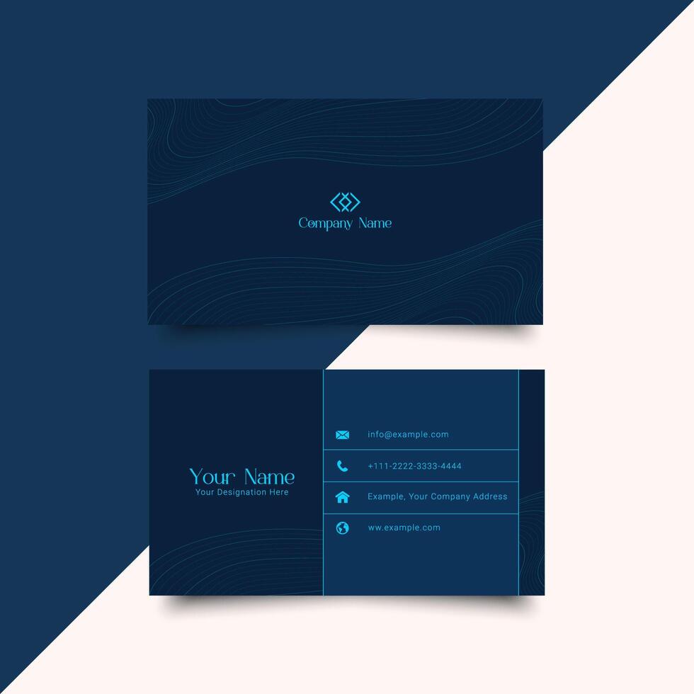 Modern business cards editable templates. Gradient stylish luxury business card vector