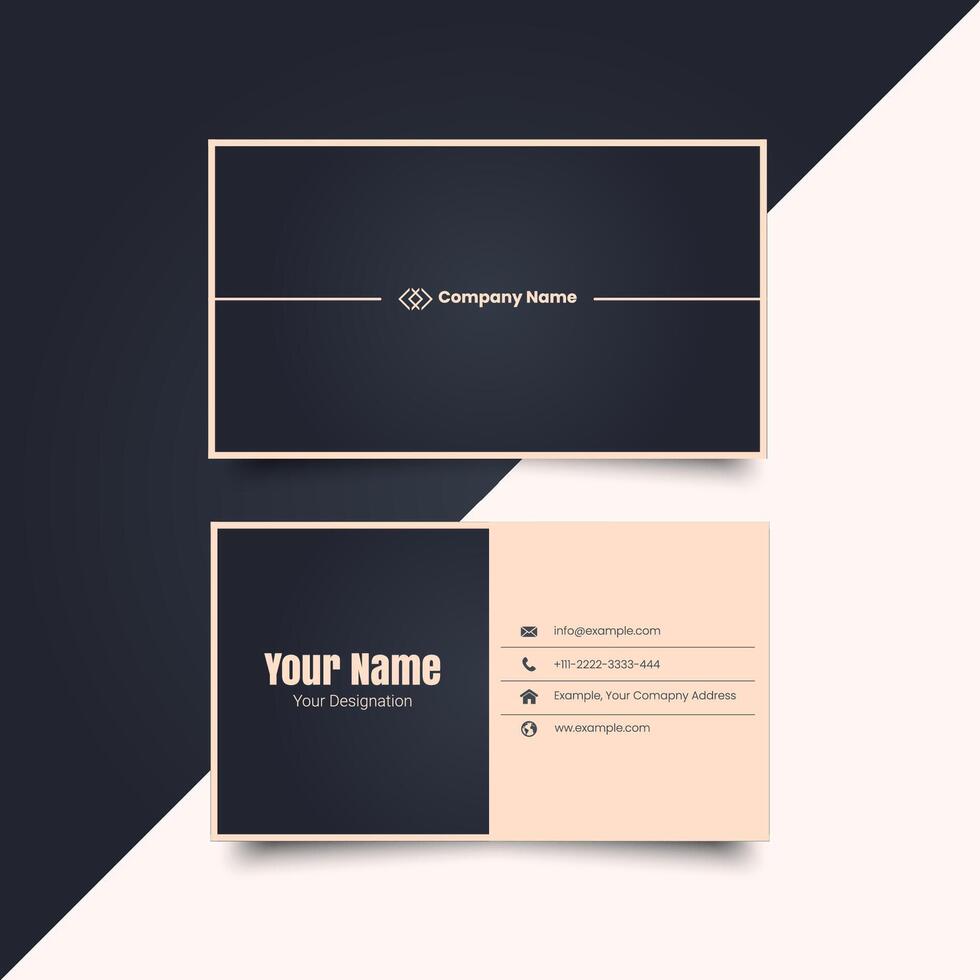 Modern business cards editable templates. Gradient stylish luxury business card template. print ready vector