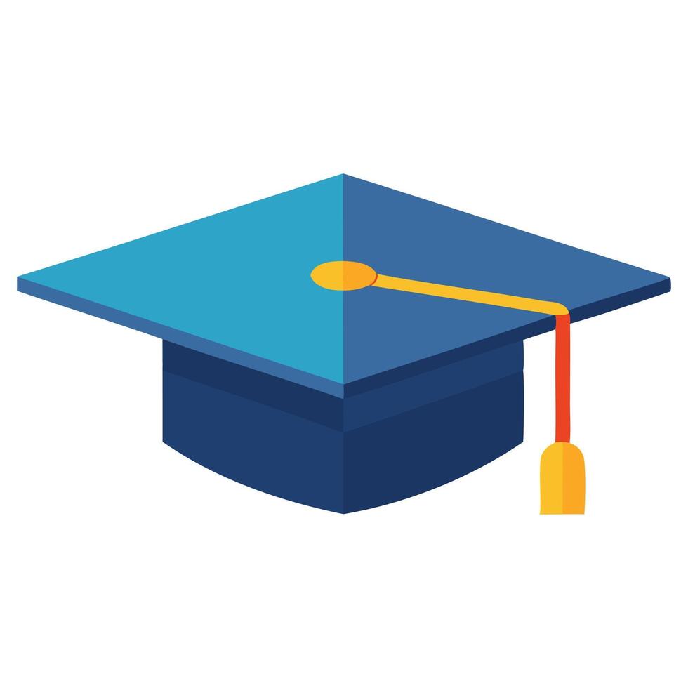 Scholarly Hat Icon Template vector