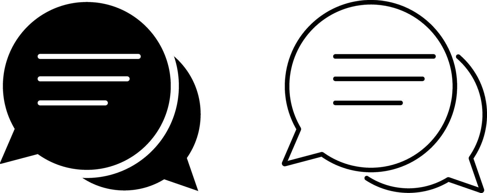Chat Bubble icon set. Cloud speech bubbles collection. online message speech. social media app. Web chat sign vector