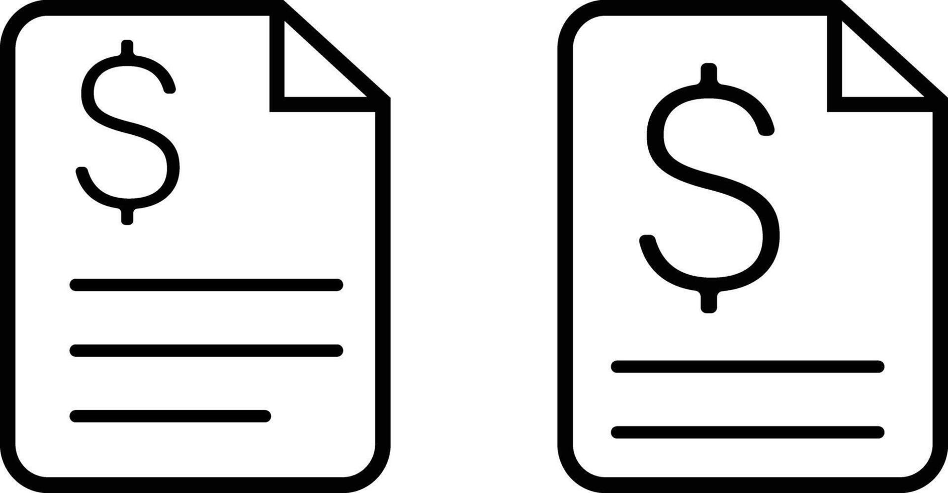invoice bill icon set. Payment and bill symbols. Order symbol concept. Tax sign design. Paper bank document icons vector