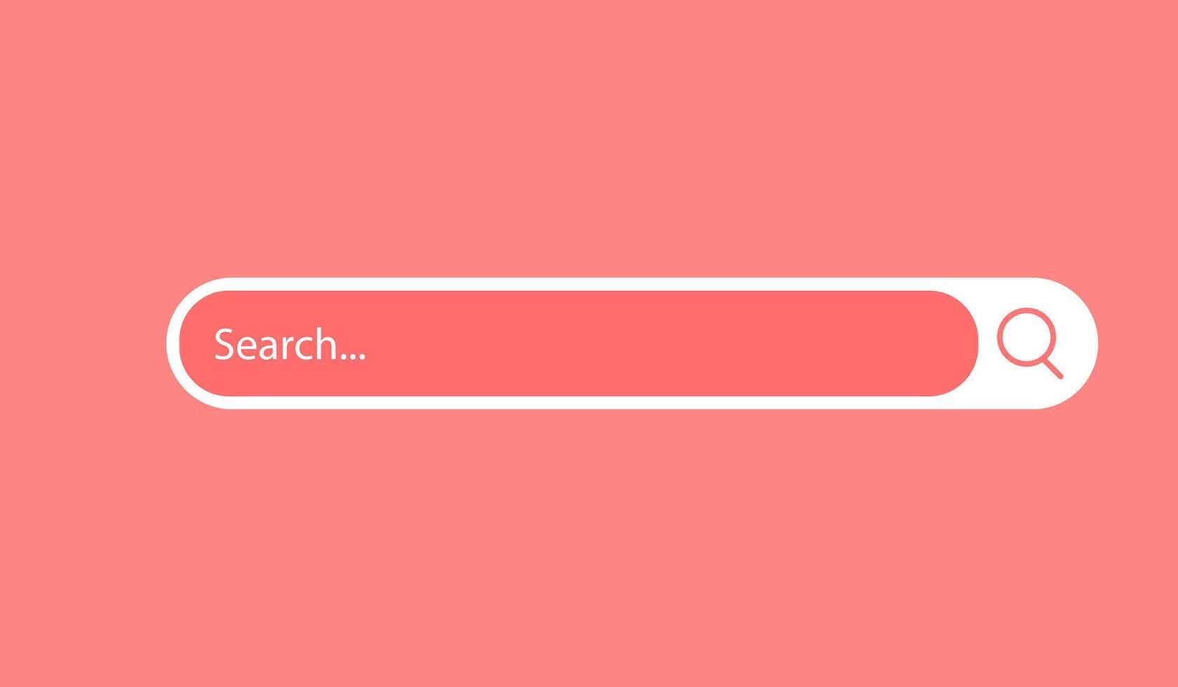 Search bar web template icon. boxes template for web page internet browser. engine browser mockup vector