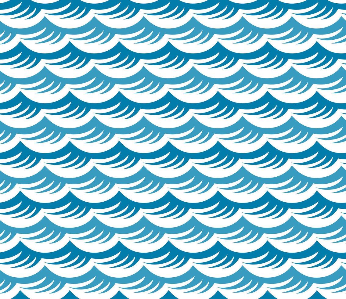 Background with blue wave. vector