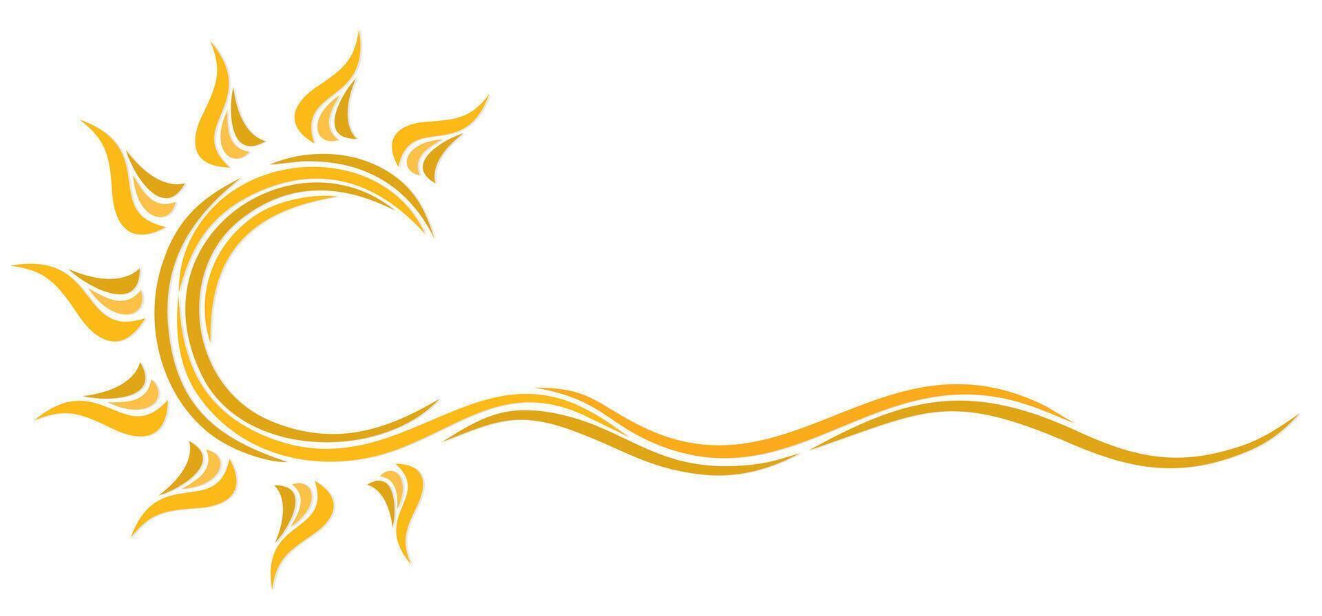 The Symbol of Sun. vector