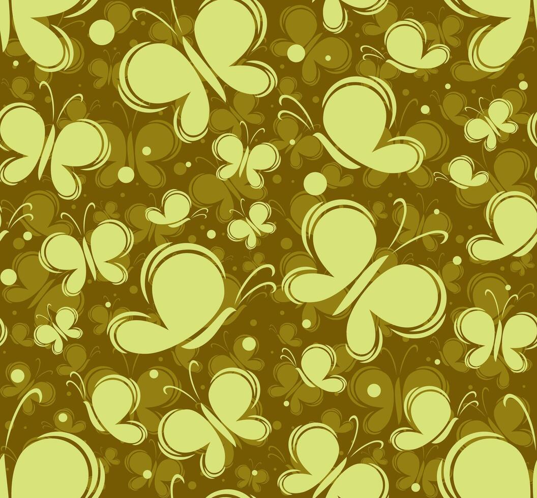 Background with butterflies. vector