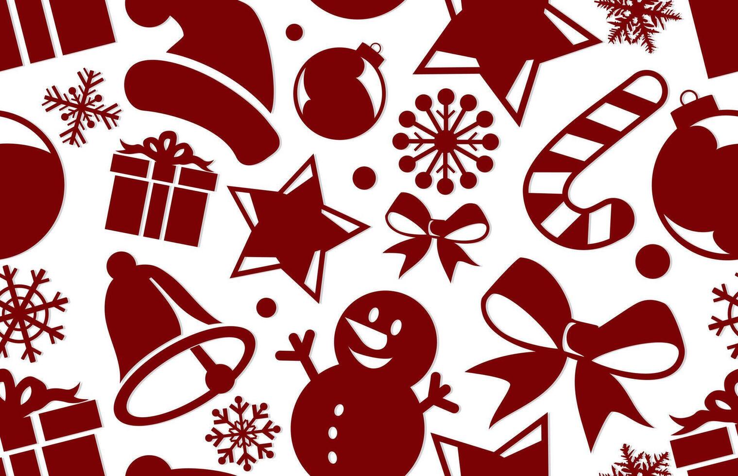A Christmas red background. vector