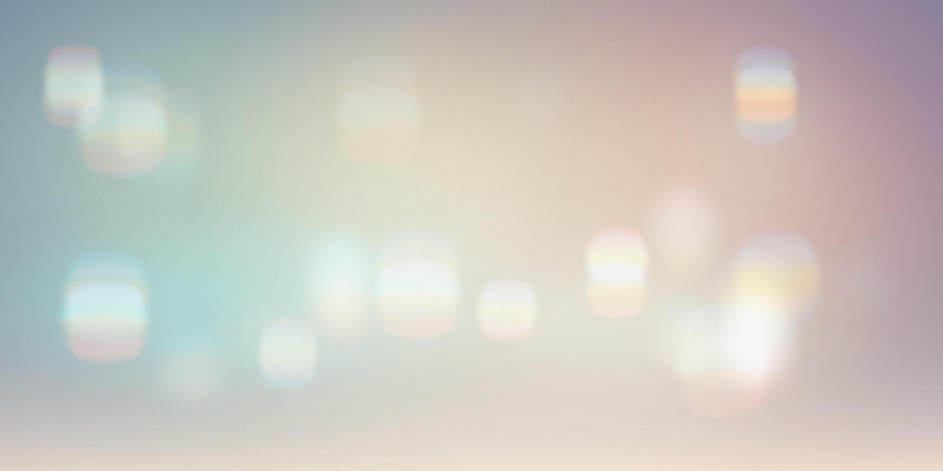 Soft Bokeh Background Featuring Gentle Light Hues and Blurred Elements for Aesthetic Ambience and Design vector