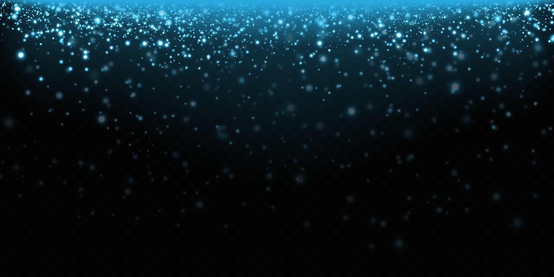 Captivating Stunning Blue Sparkles set against a Dark Background create a mesmerizing visual experience vector