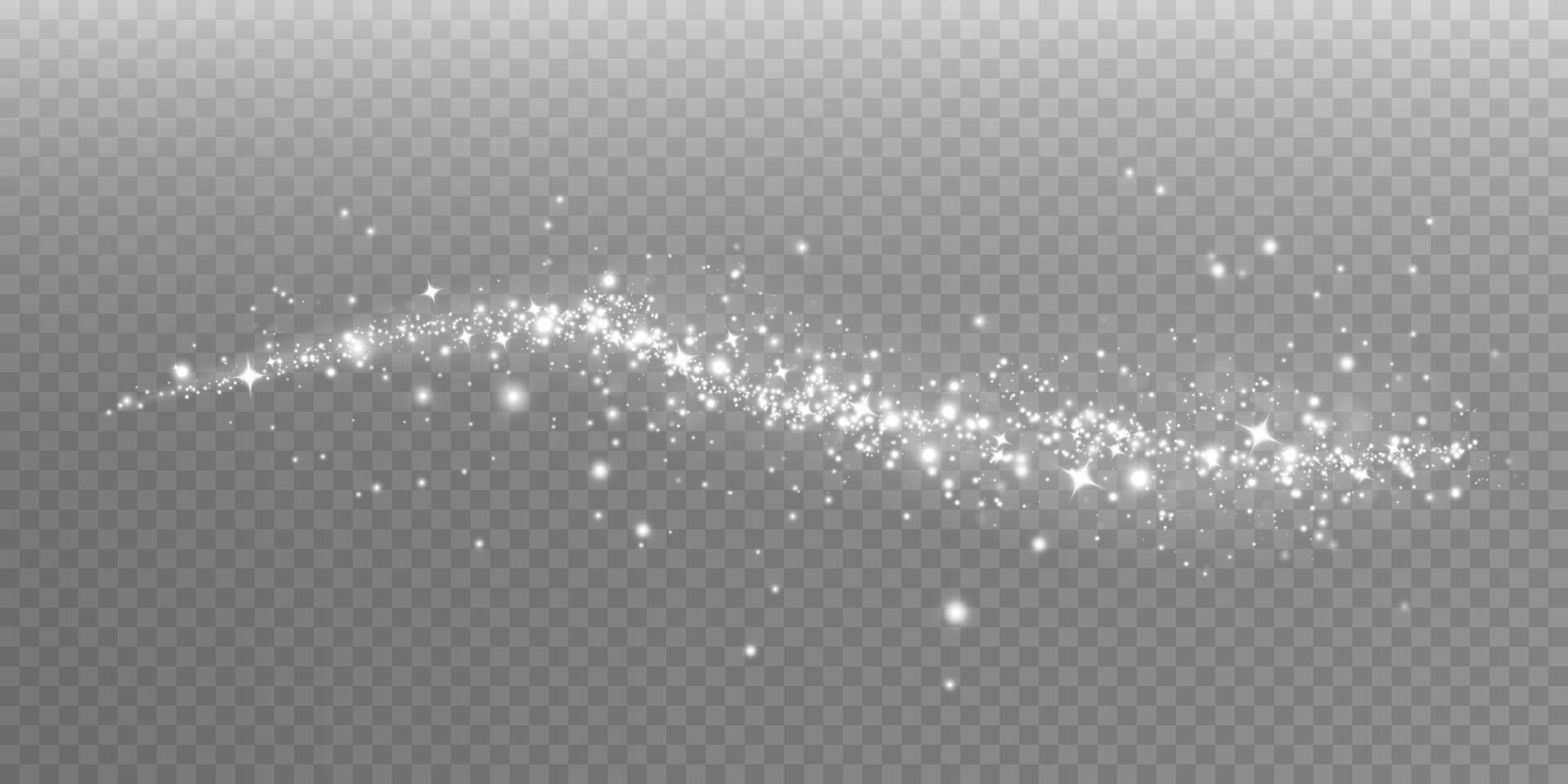 Sparkling Glitter Trail Effect for Art and Design Projects to enhance creativity and inspiration in your works vector