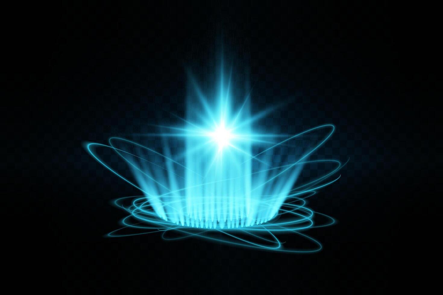 Experience a Glowing Light Burst accompanied by Radiant Visual Effects that captivate the imagination vector