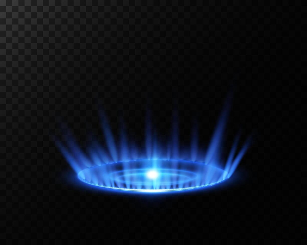 An engaging and detailed Blue Light Energy Portal featuring impressive Rays and captivating Shine Effects vector