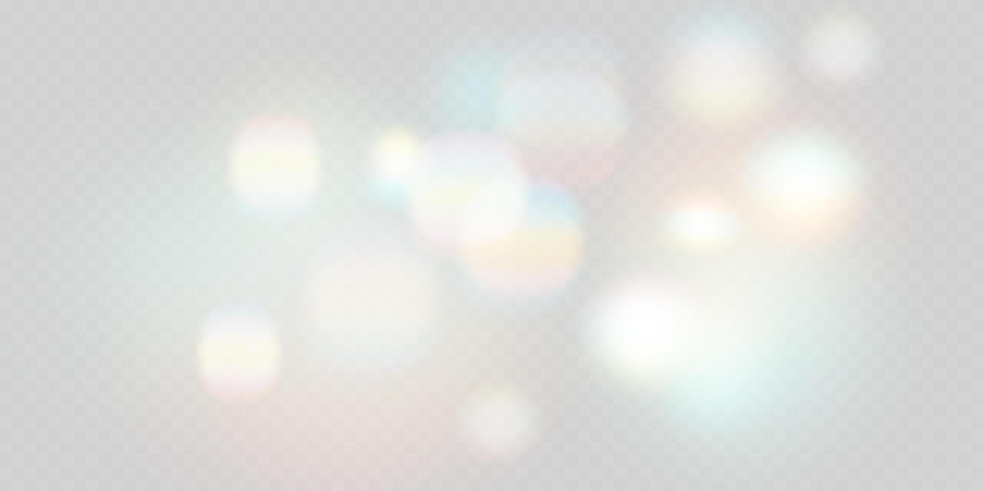 Soft Bokeh Lights on a Subtle and Delicate Background for Creative and Artistic Designs and Inspirations vector