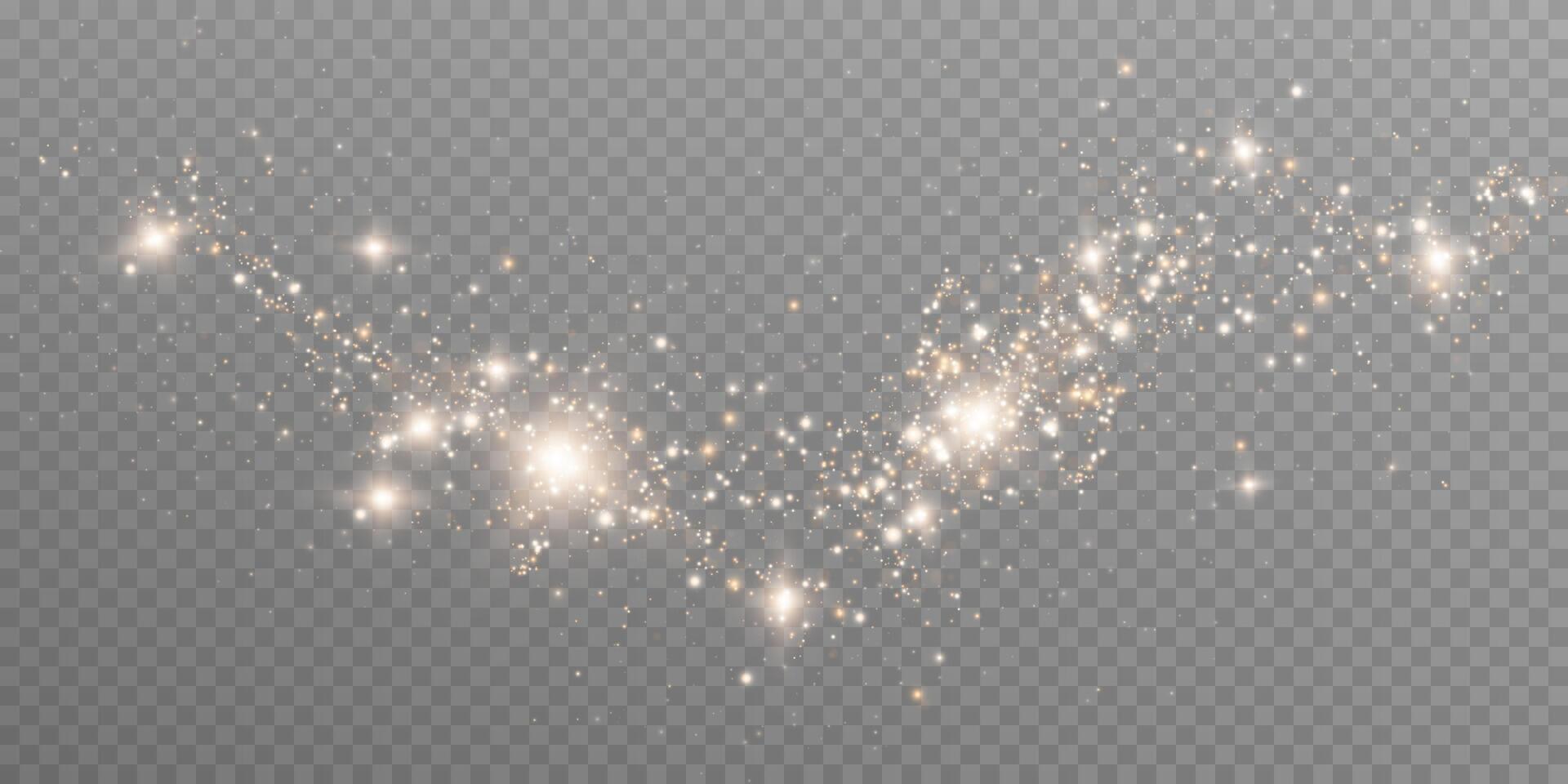 An Elegant Sparkling Light Effect Perfectly Crafted for Diverse Design Projects and Creative Endeavors vector