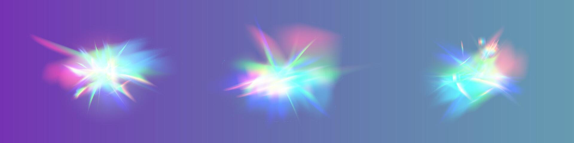 Abstract Colorful Light Effects Featuring Soft Hues and Beautiful Glows That Captivate the Imagination vector