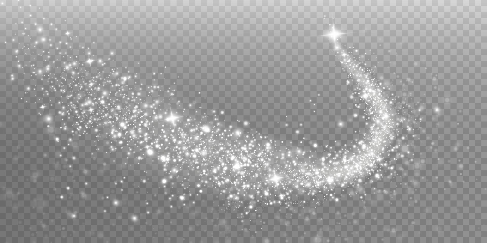 Glittering Sparkle Effect with Shimmering and Dazzling Particles in a Beautiful and Colorful Background vector