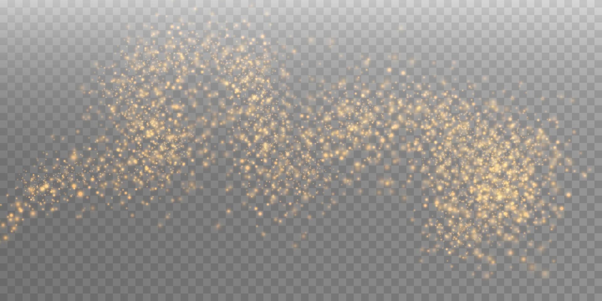Experience the allure of Golden Sparkle Dust, ideal for stunning festive designs and memorable celebrations vector