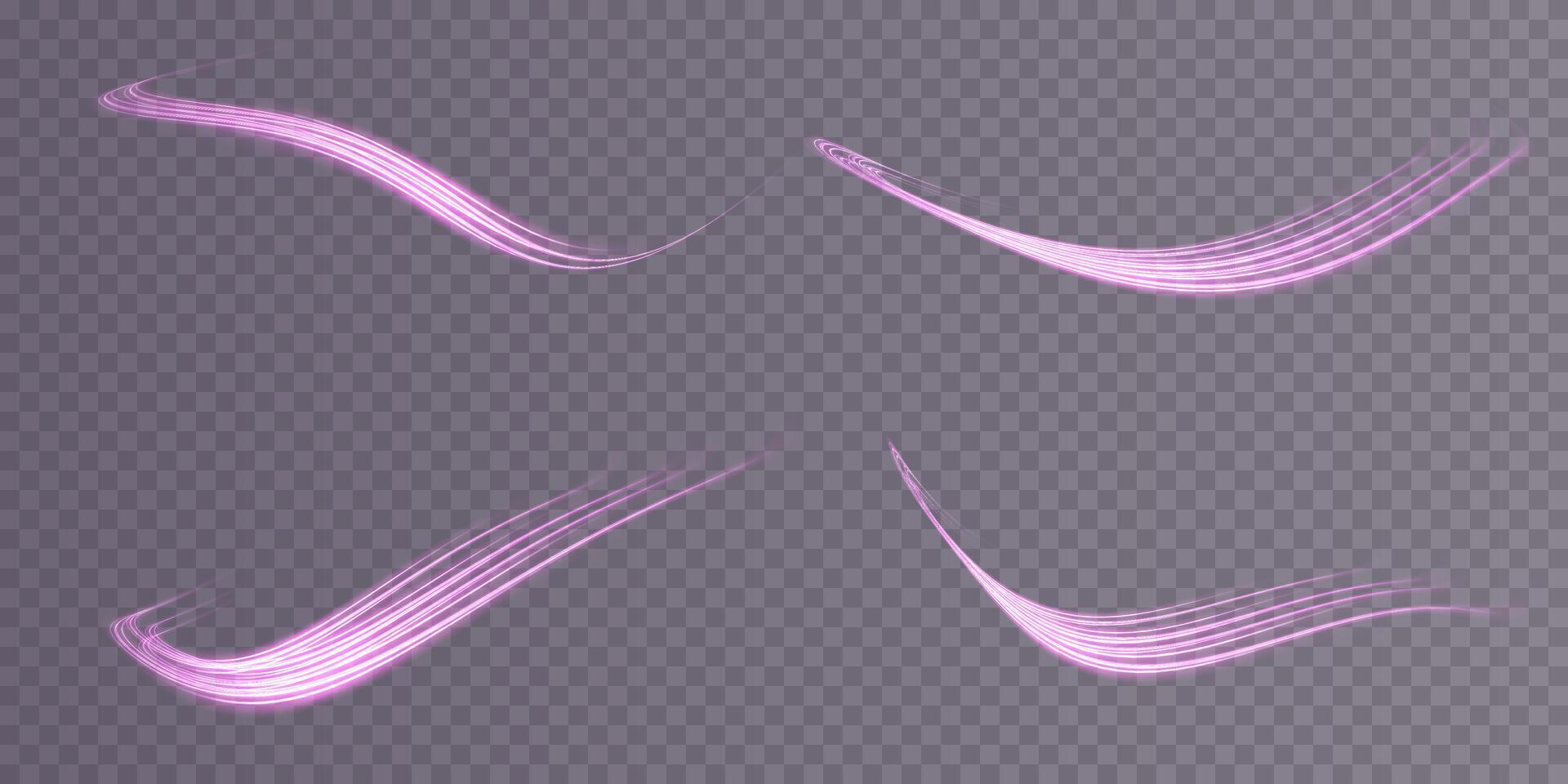 Experience Smooth Pink Brush Strokes, ideal for various Digital Art and Design Projects with finesse and creativity vector