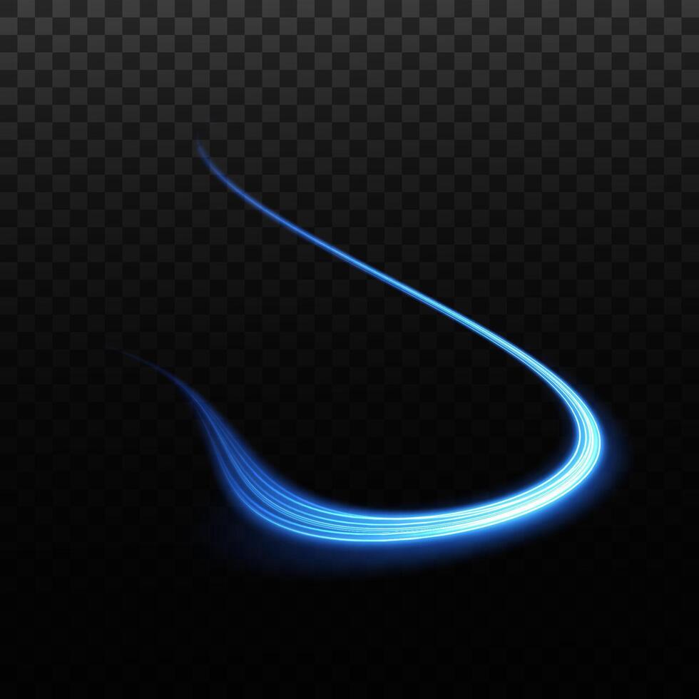 Explore Our Beautiful and Elegant Blue Light Curve Design for Stunning Graphic Enhancements and Upgrades vector