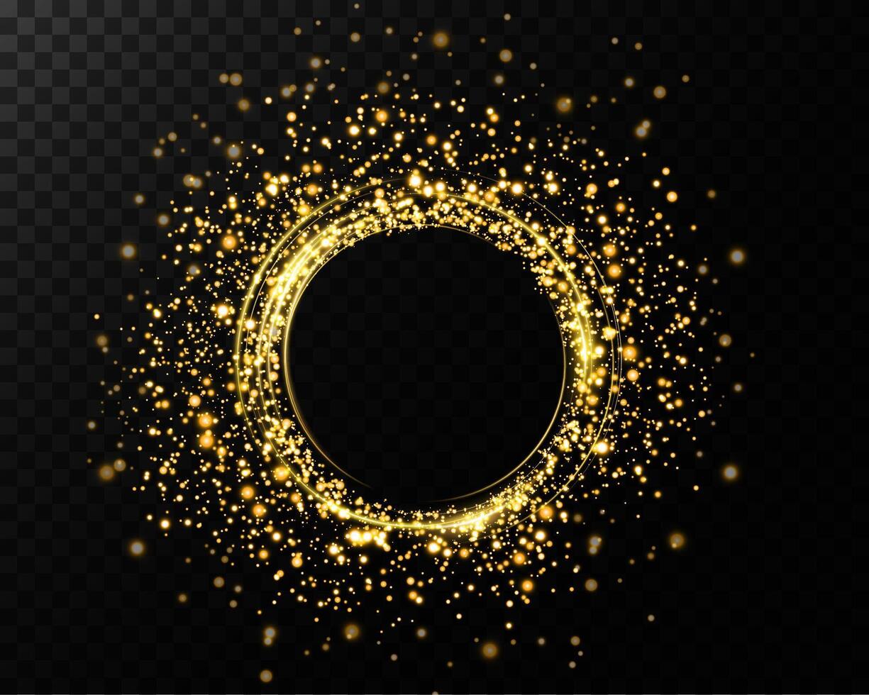Shimmering Gold Sparkle Effects which are perfect for all your Creative and Artistic Projects and Designs vector
