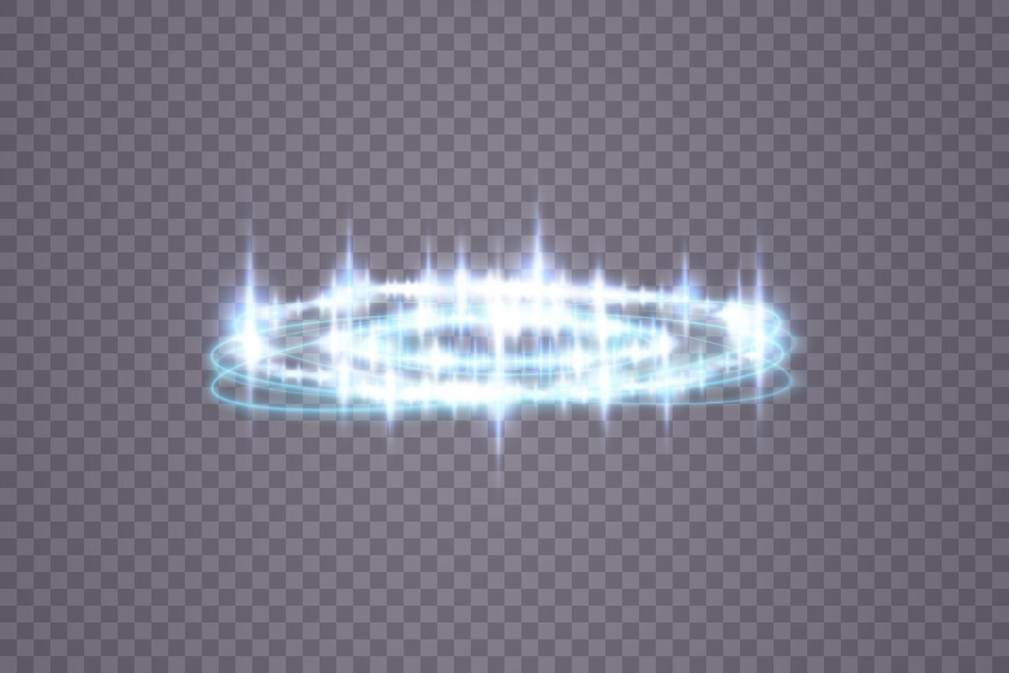 Experience a stunning Shimmering Blue Light Effect with beautiful Sparkles and a captivating Halo effect vector