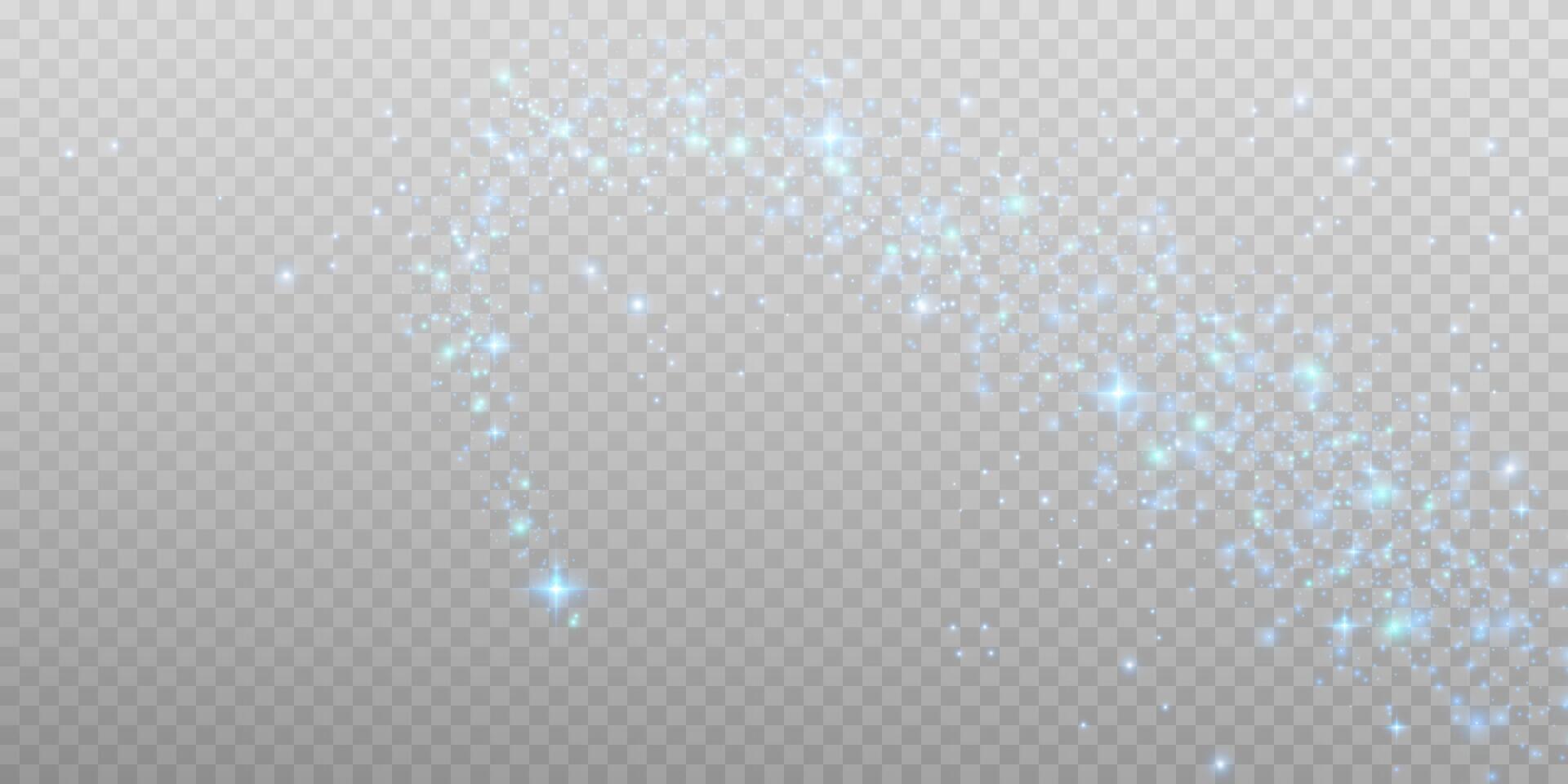 A Beautiful and Mesmerizing Sparkling Blue Light Trail Featuring Shimmering Effects that Truly Captivate All vector