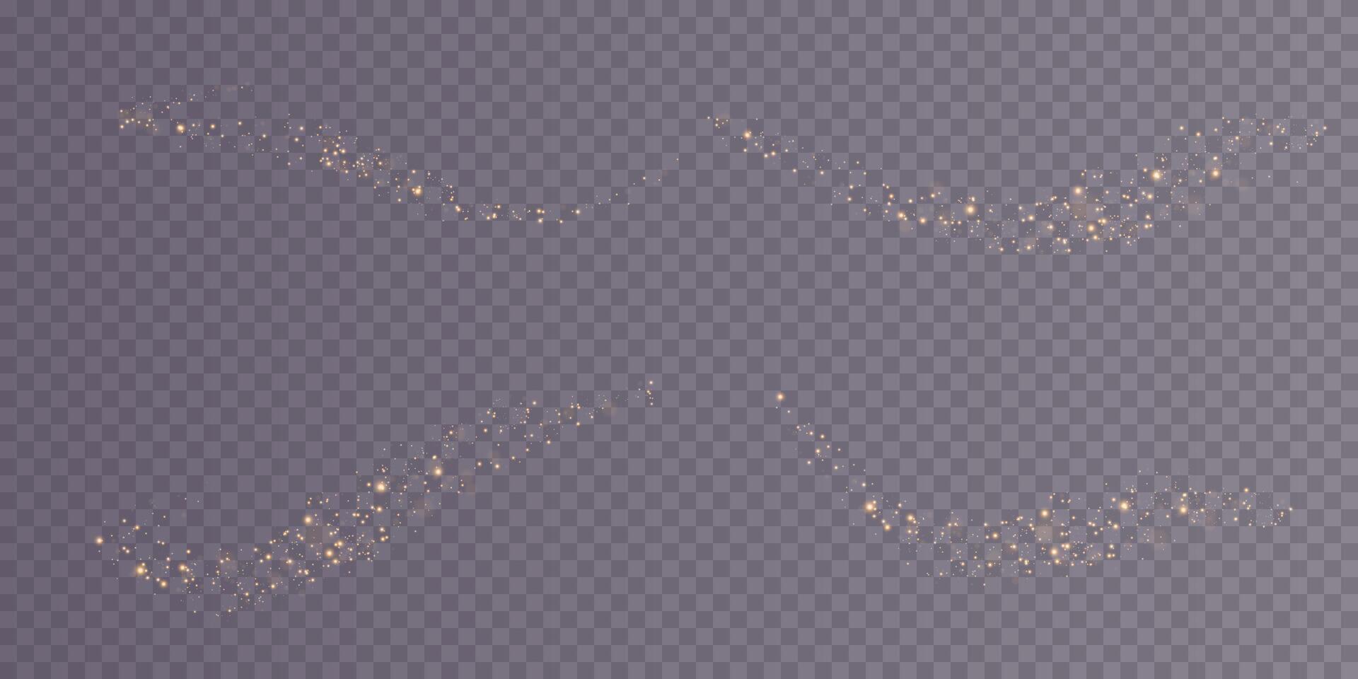 Radiant and Sparkling Light Effects Carefully Crafted for Graphic Design Purposes and Various Creative Projects vector