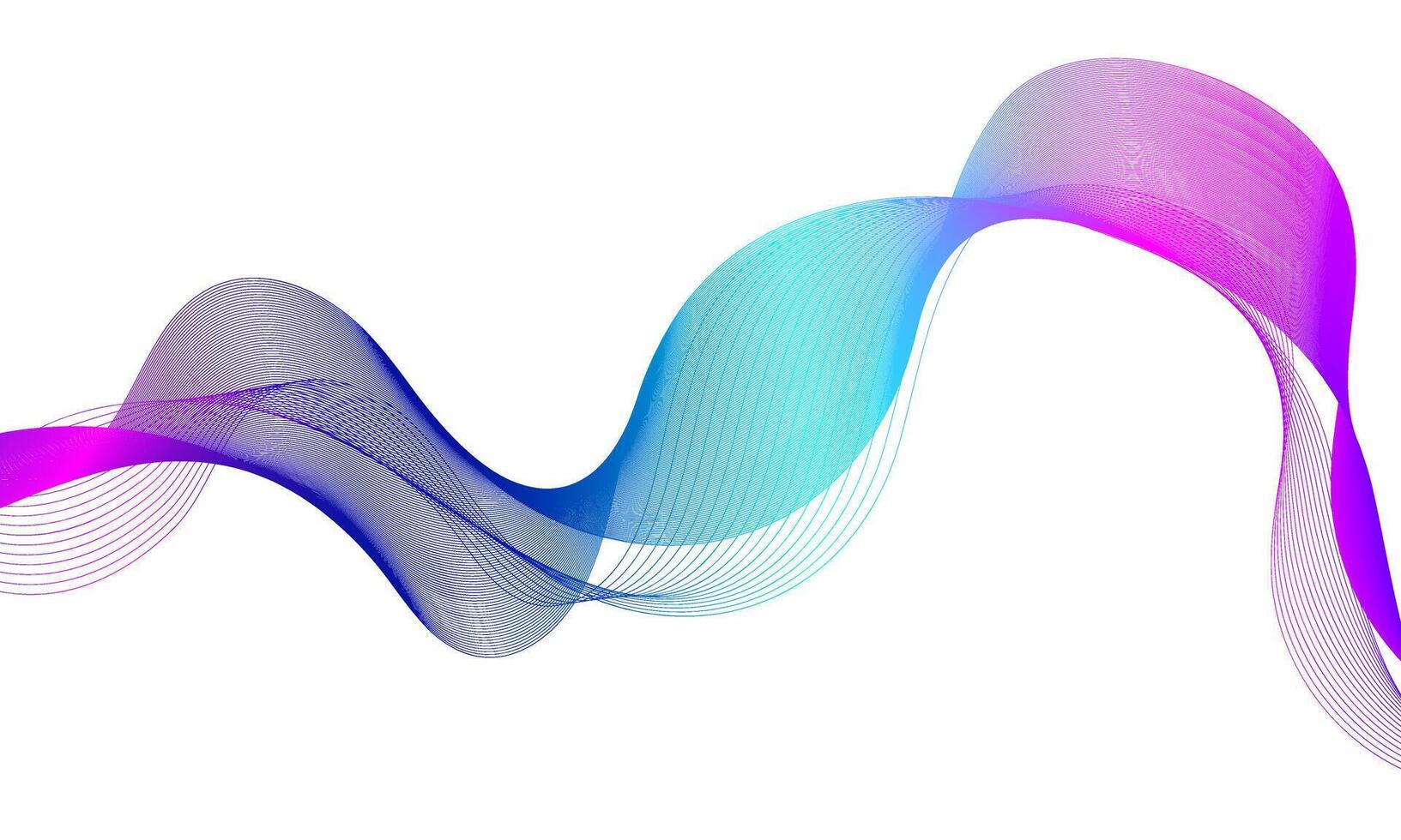 Abstract Wave Design with Vibrant Colors Background Wallpaper vector