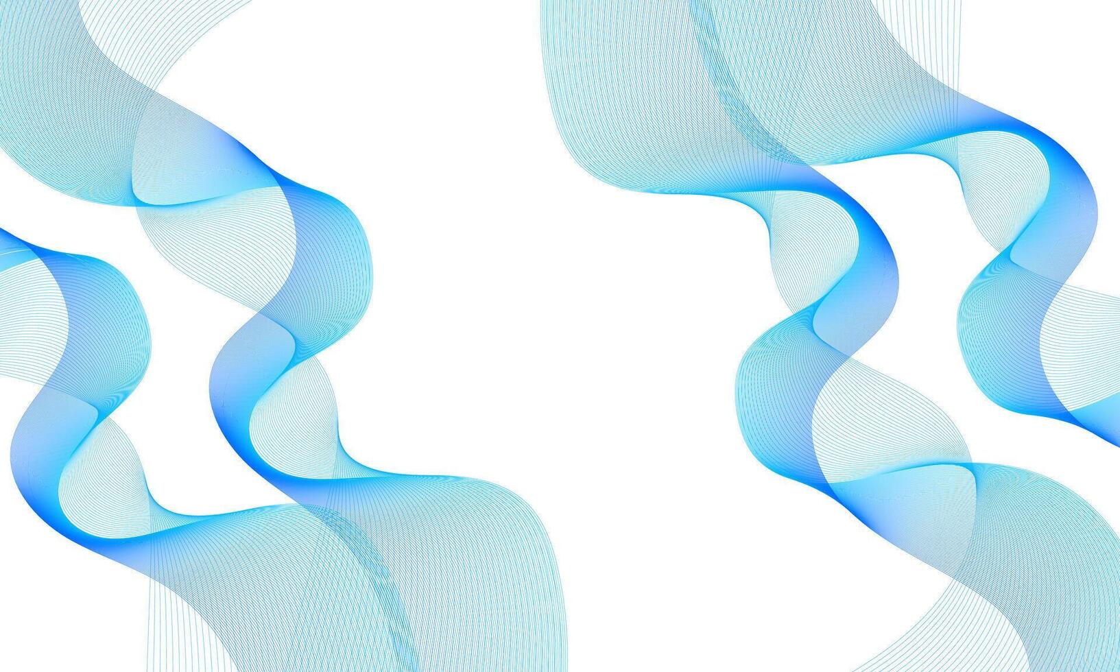 Creative Abstract Blue Wave Background Wallpaper Design vector