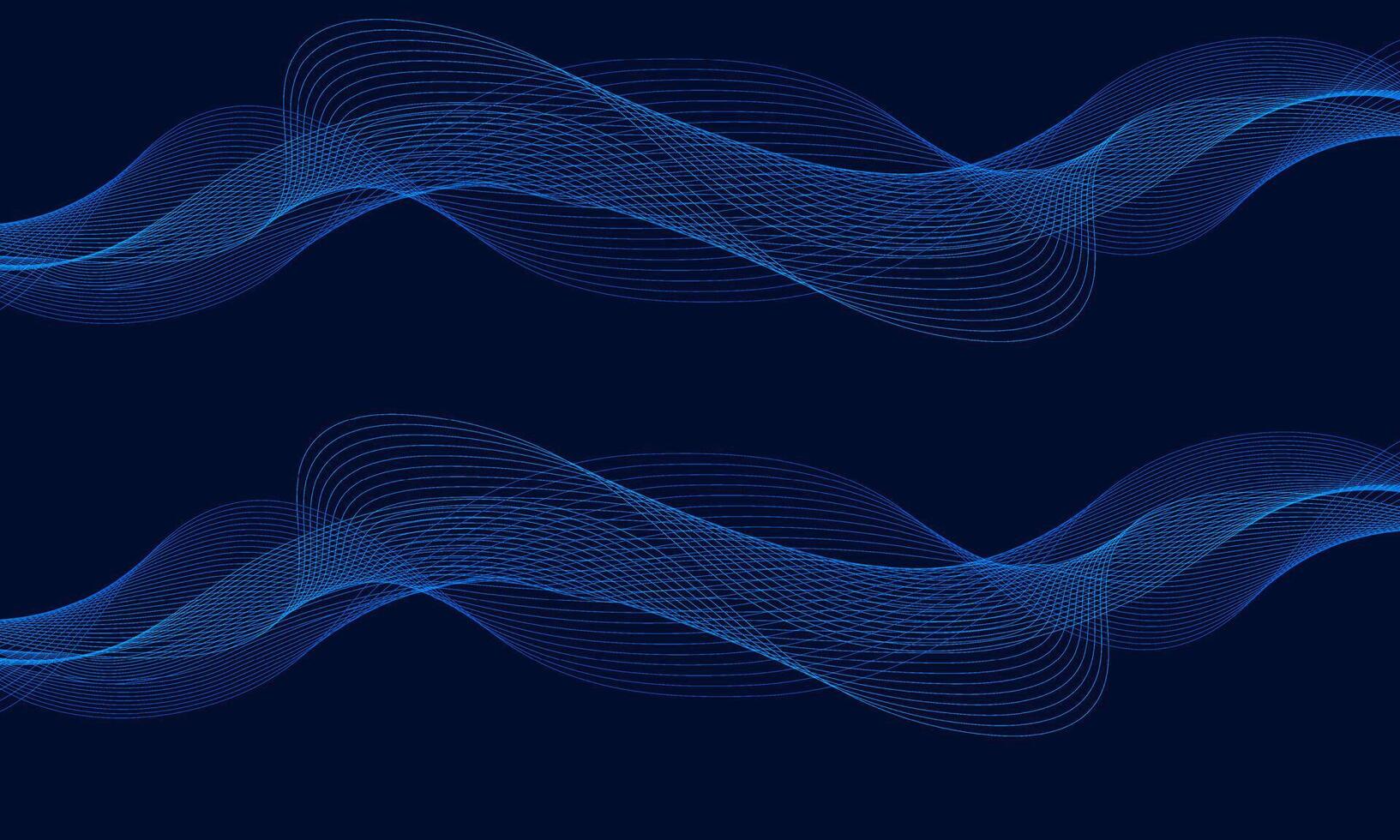 Abstract Blue Wave Pattern Design Background Wallpaper vector