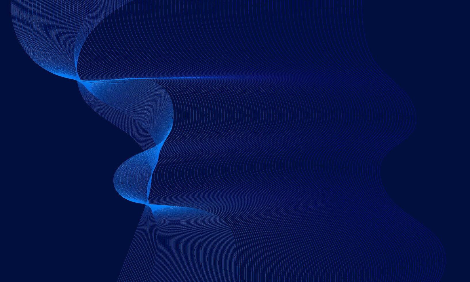 Abstract Blue Wave Design Background vector