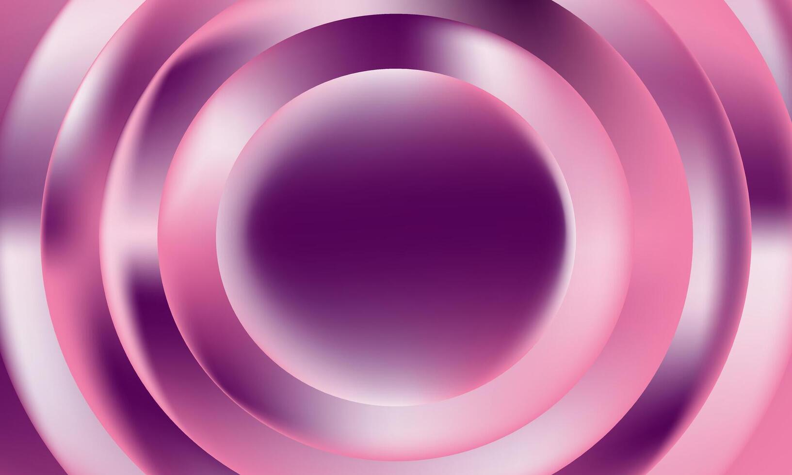Pink and Purple Abstract 3D Circle Background Modern Gradient Geometric Wallpaper vector