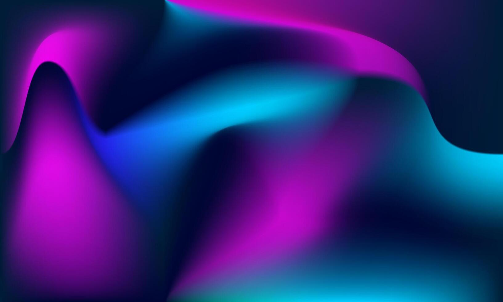 Abstract Fluid Gradient in Purple and Blue Background Wallpaper vector