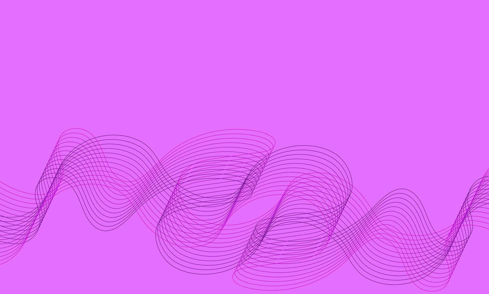 Abstract Pink Line Waves Modern Flow Background Design vector