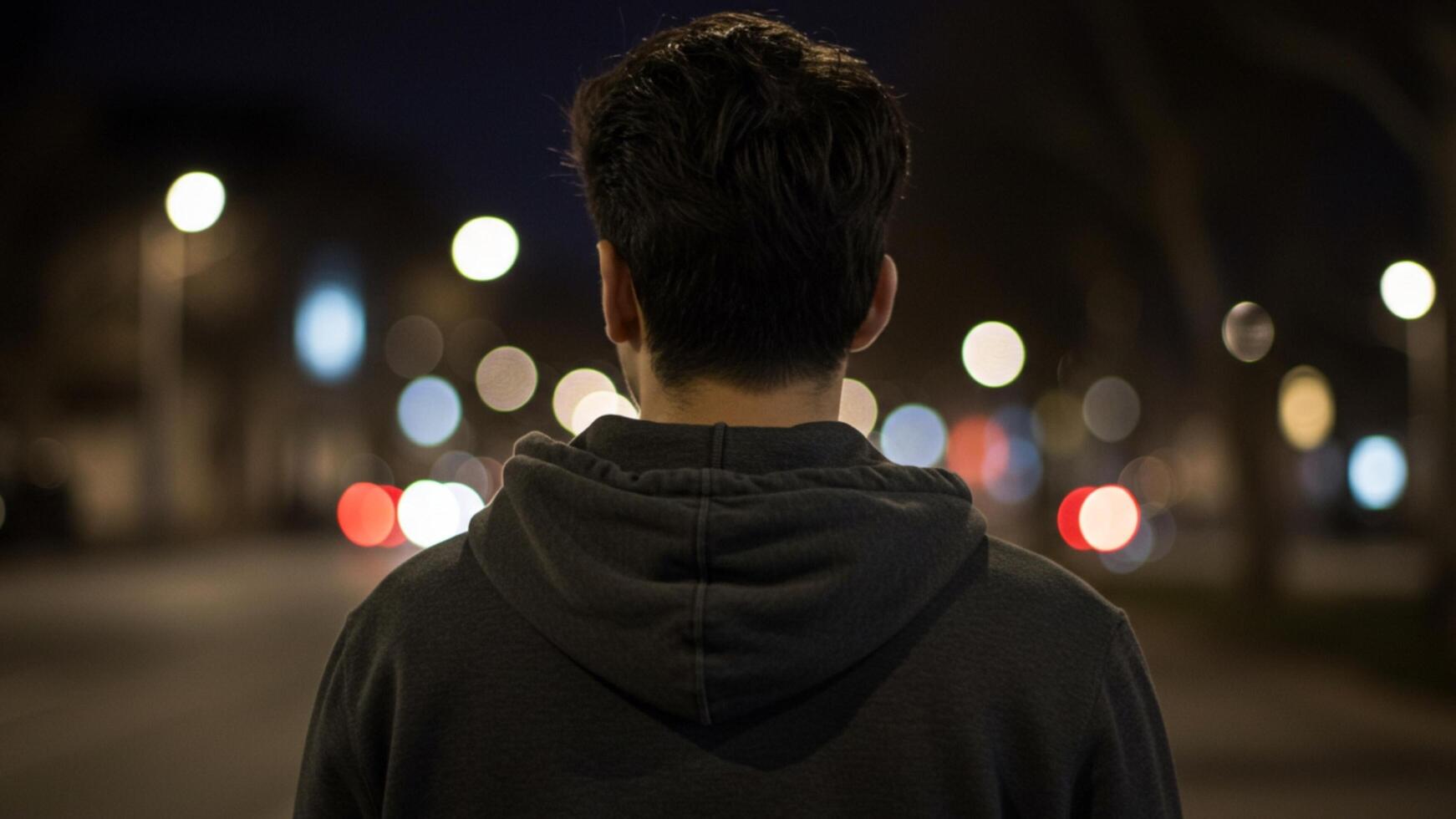 Guy in hoodie, great for youth fashion sites or album art. photo