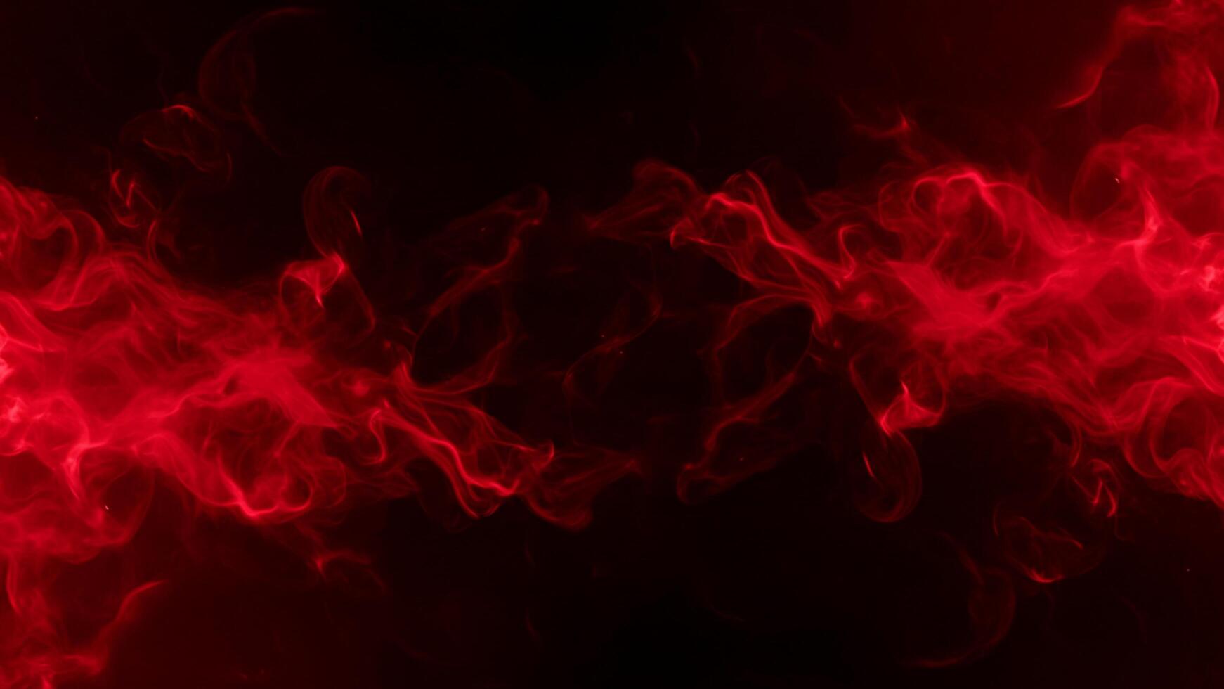 Dark abstract backdrop with red vapor effect, striking visual photo
