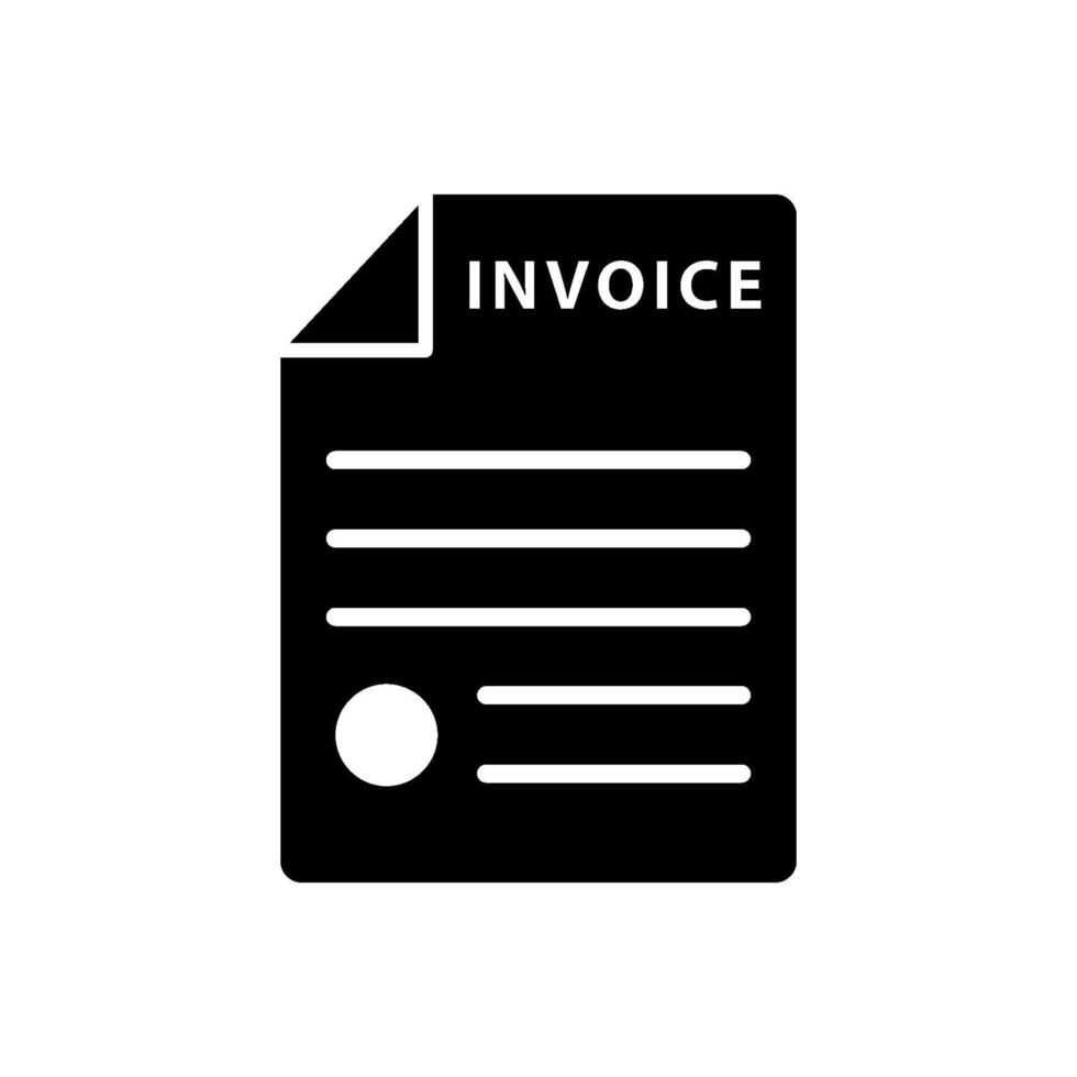 Invoice icon design vector