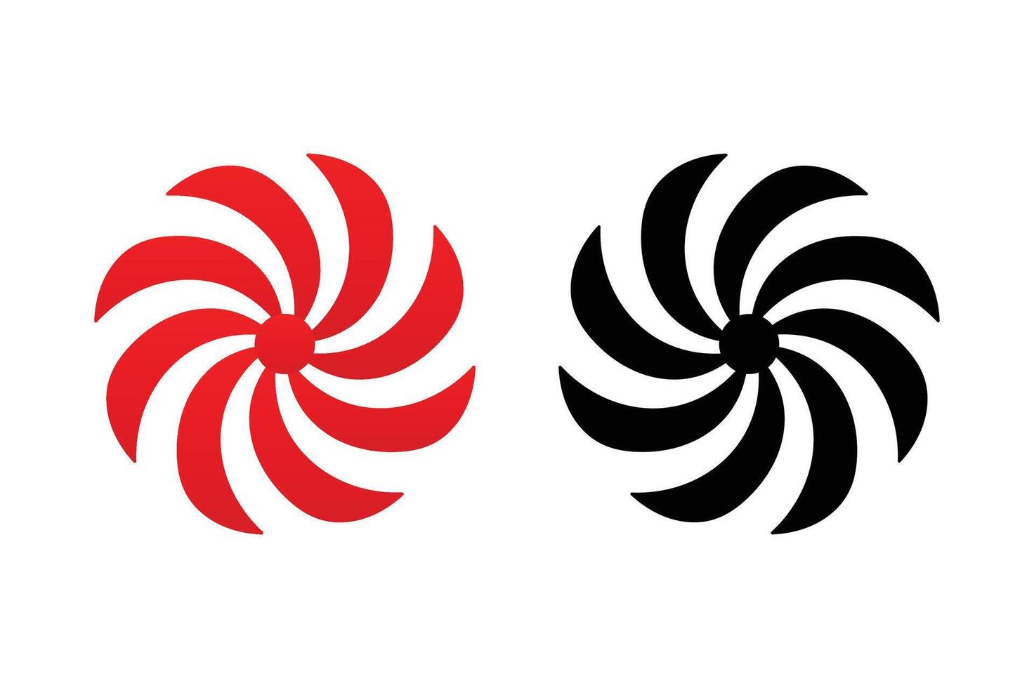 Candy Swirl Red White Icons, peppermint candy swirl, holiday candy , peppermint swirl vector