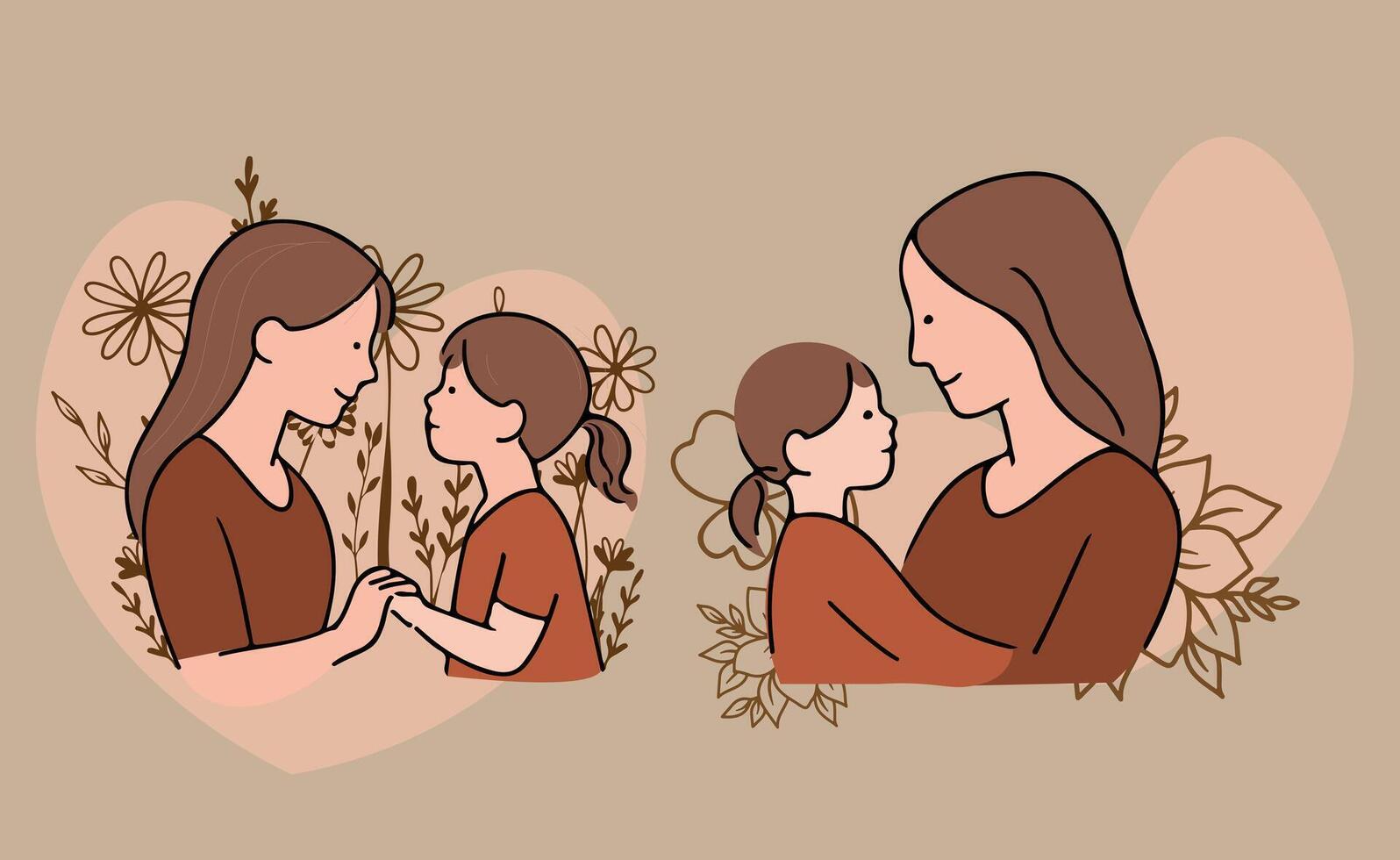 Mother's Enduring Love, A Child's Gratitude vector