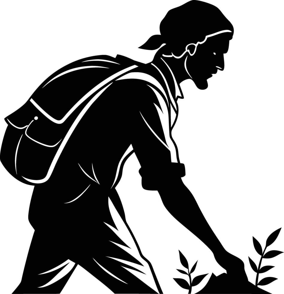 Man Silhouette Icons Design vector