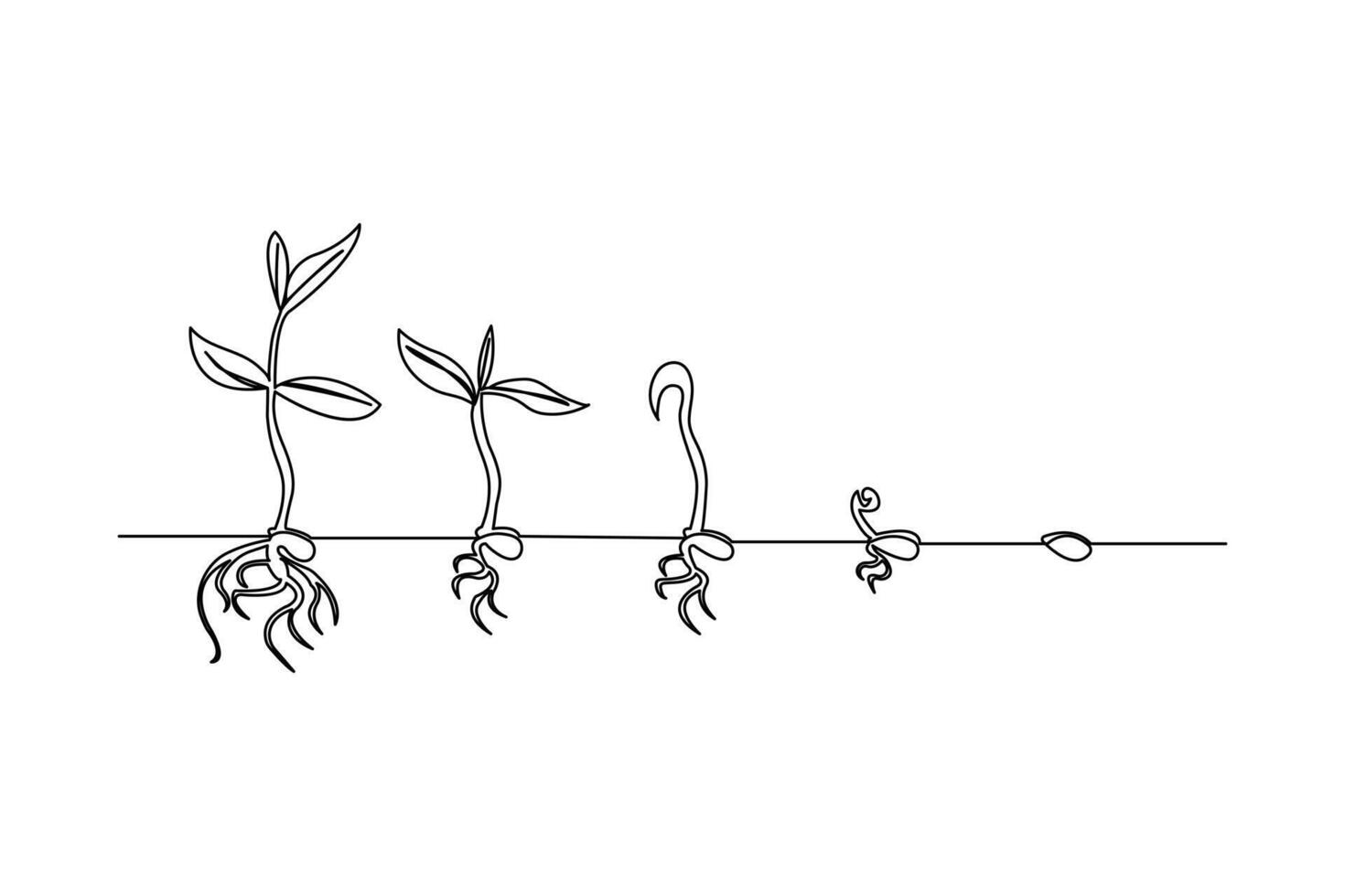 Academic Cap Simple Line Drawing in Minimalist Style vector