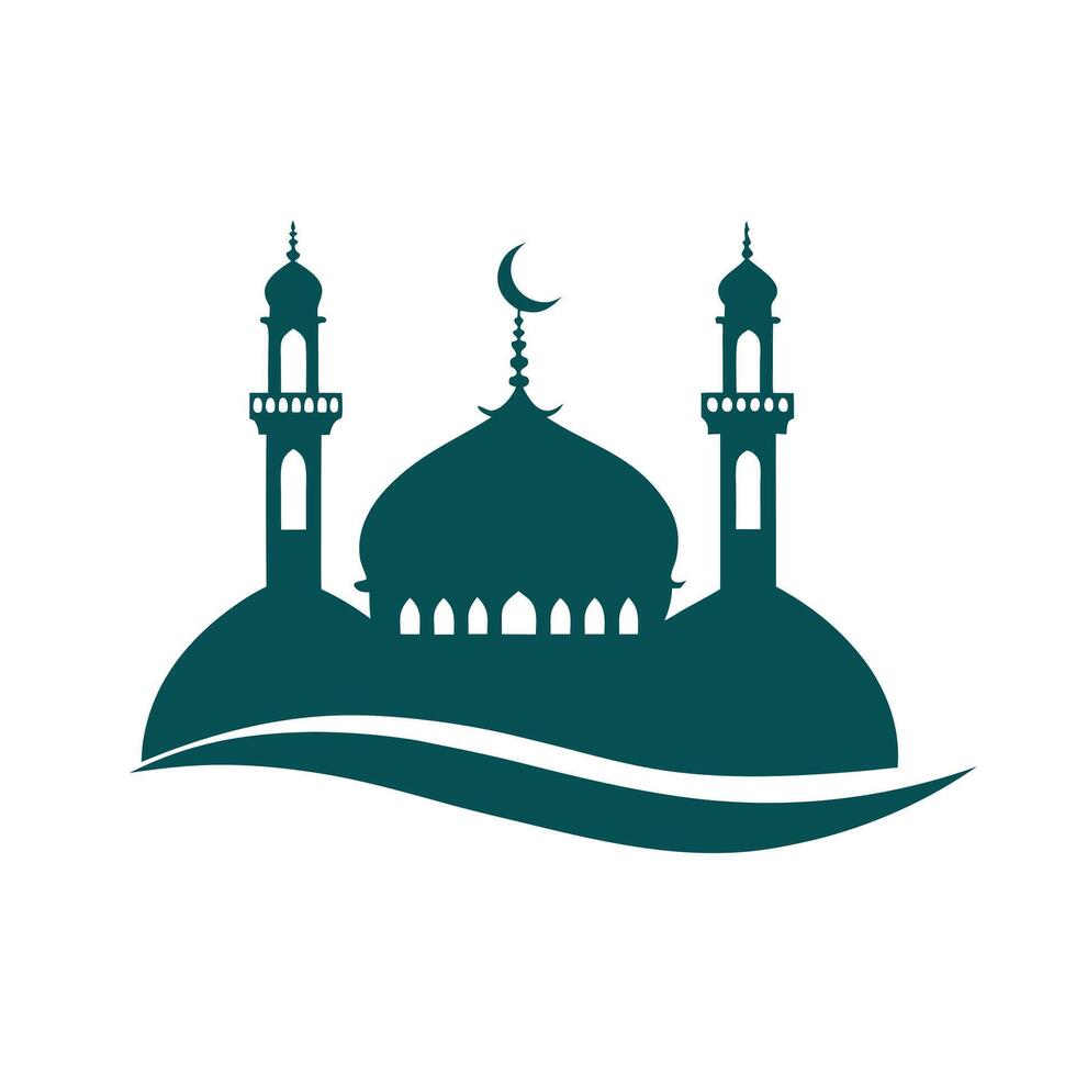 Creative Two-Color Silhouette Logo with Classic Traditional Symbol for Identity vector