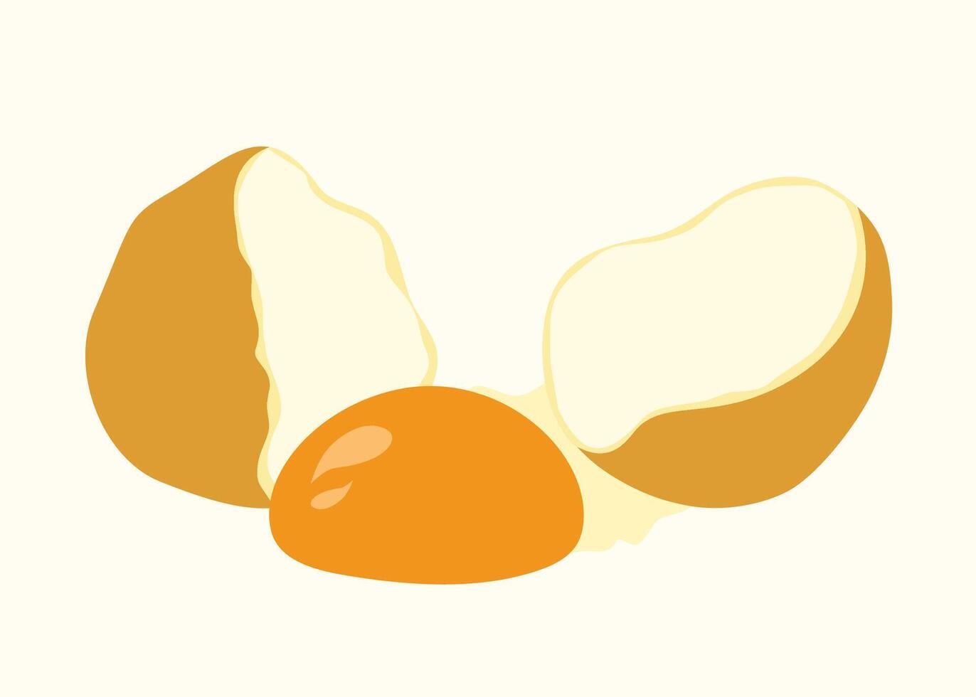 Egg flat illustration vector