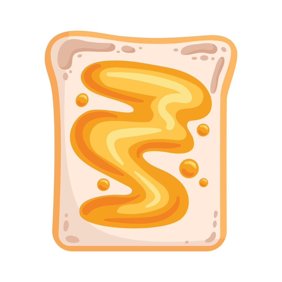 A cozy scene featuring a beautifully arranged toast topped with golden honey, drizzled in a delicate pattern. warm hues and natural textures create an inviting, organic atmosphere, ideal for culinary vector