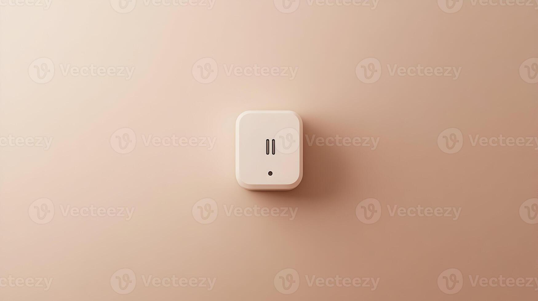 Wall-Mounted Electric Socket Displayed in a Minimalist Home Setting. photo