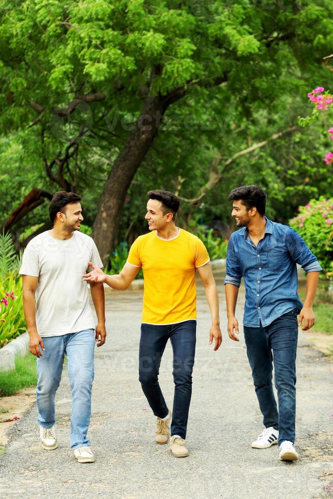 Young Indian models are enjoying outdoor photo