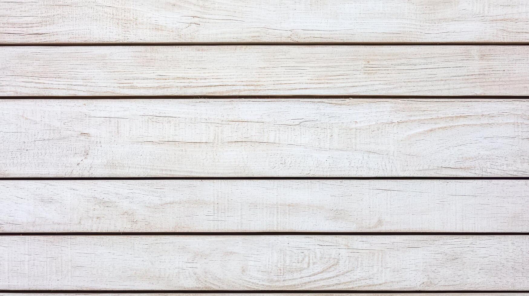 Horizontal light wooden plank wall texture with visible wood grain, soft imperfections, and natural alignment ideal for interior design, flooring, or rustic background use. photo