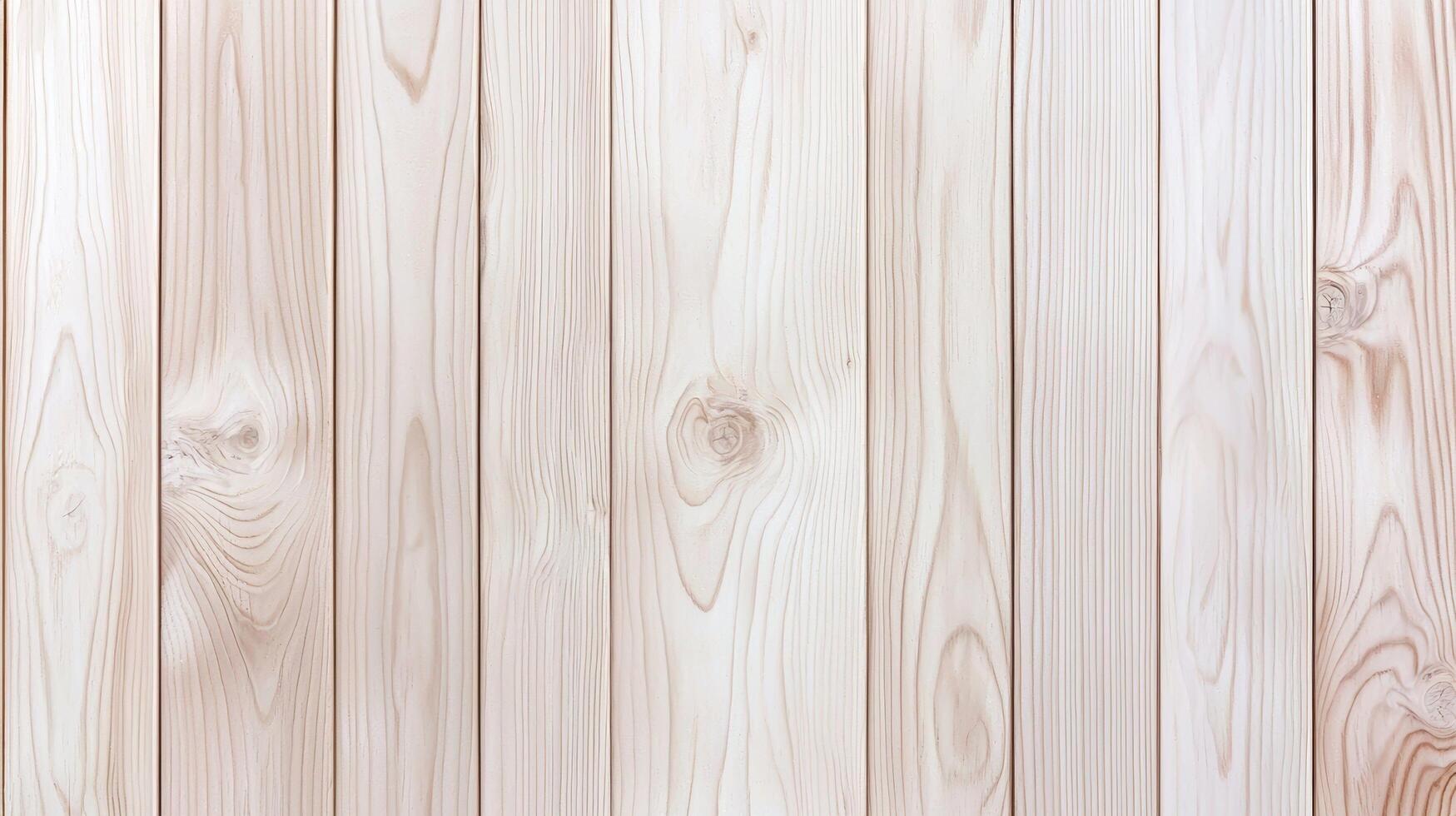 Bright Wooden Plank Texture With Fine Grain featuring light-colored vertical boards with soft wood grain patterns and subtle knots ideal for background or surface design elements. photo